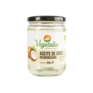 Aceite de coco desodorizado Bio 400g Vegetalia