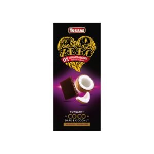 Chocolate negro zero con coco Bio 125g Torras
