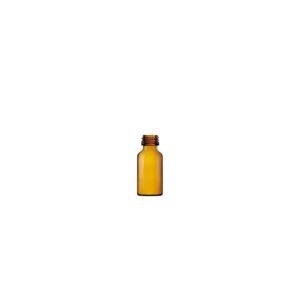 Frasco vidrio topacio DIN18 cuello estrecho 5ml Terpenic