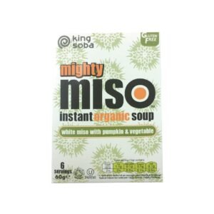 Sopa de miso con calabaza y verduras 60g King Soba