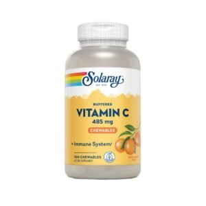 Vitamina C 485mg sabor naranja 100comp masticables Solaray